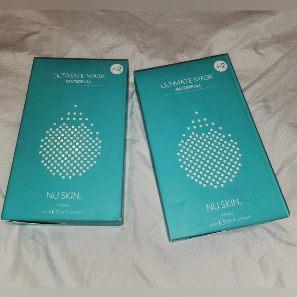 2 NuSkin  Ultimate Waterfull Masks  8-masks X 2 NEW